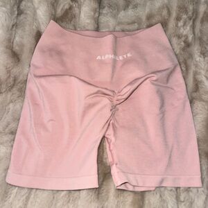 Alphalete amplify pink shorts